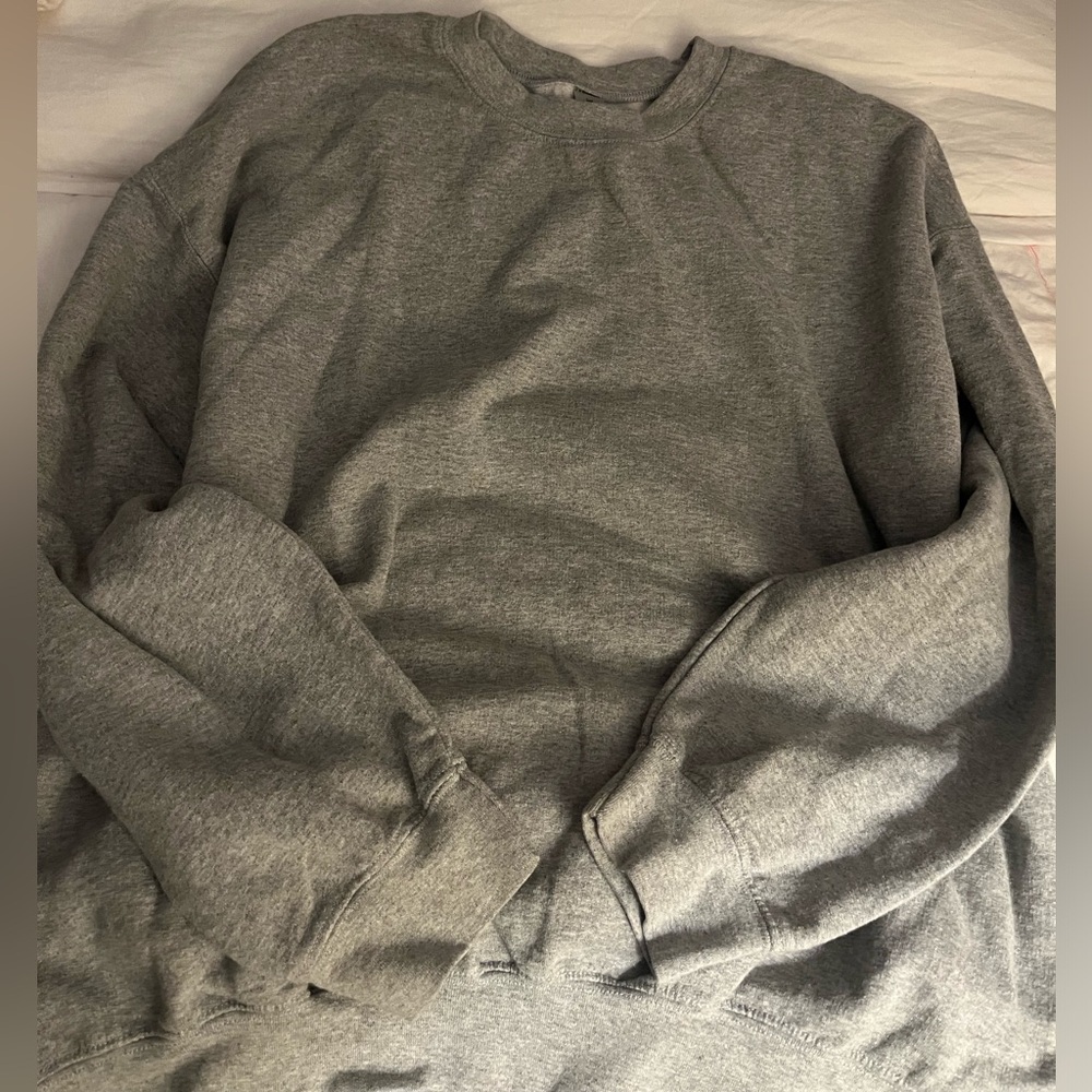 Gray Crewneck Sweatshirt